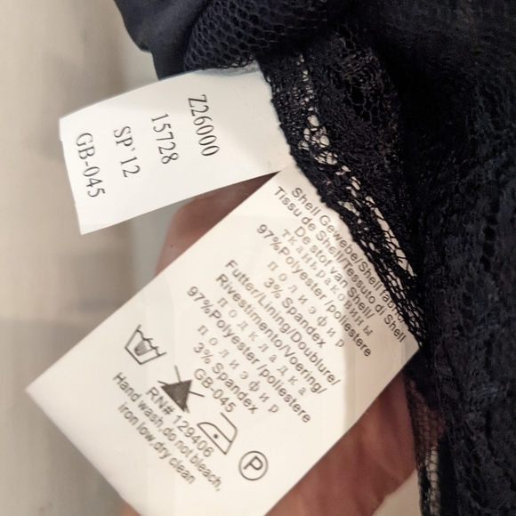 Venus Black Strappy Corset Tank - Picture 9 of 9